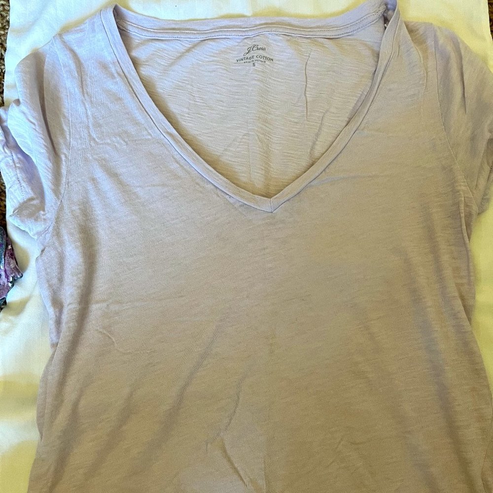 Womens Small Jcrew Purple Tshirt